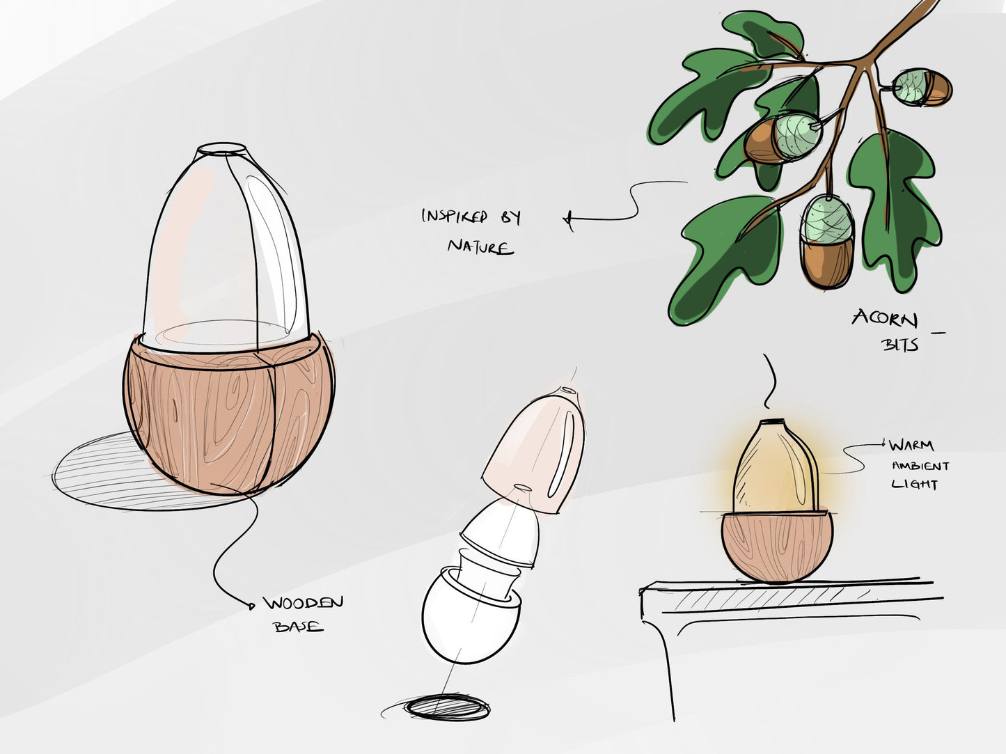 Difusor de aroma ultrasónico Petite Acorn